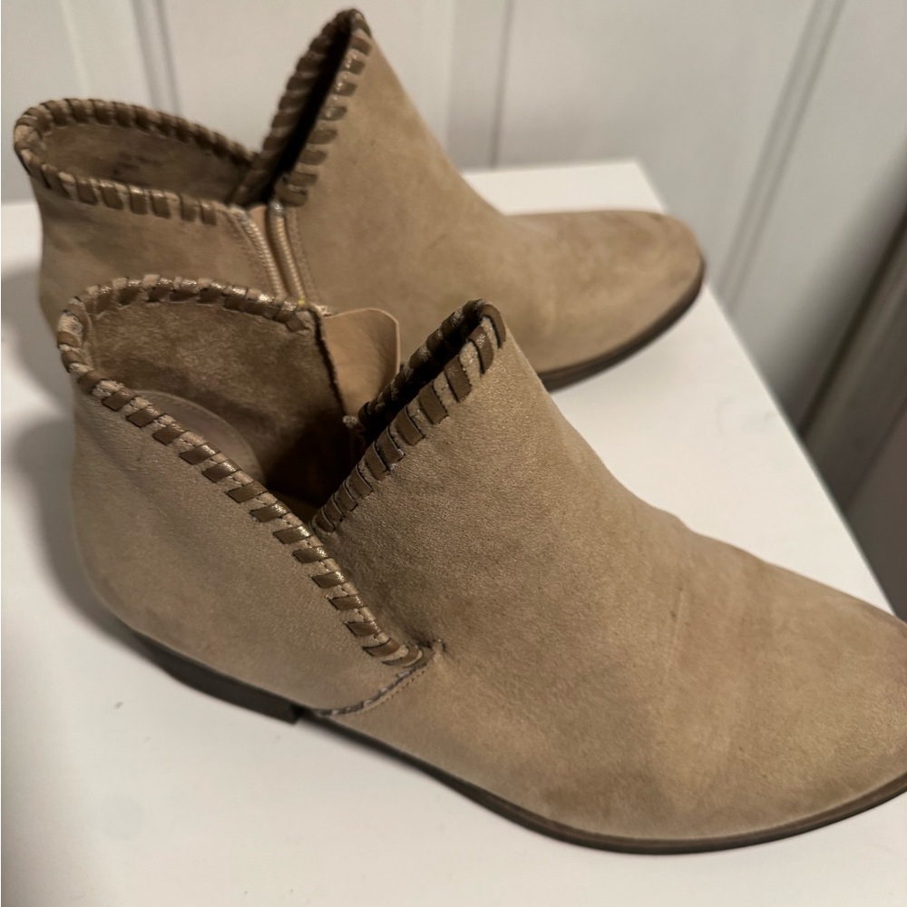 Relativity Tan Ankle Booties